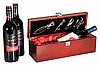 Rosewood Wine Box with Tools (14 1/4"x4 1/2"x4 3/4")